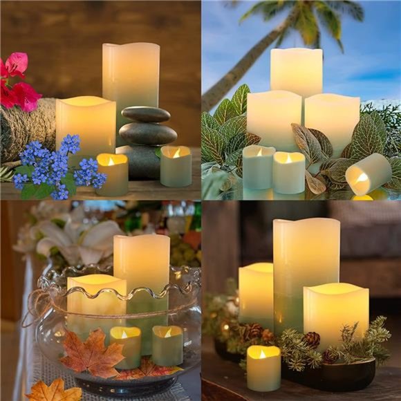 LED Flameless Candles with Remote – Battery-Operated Flameless Candles Bulk Set - Picture 6 of 6